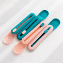 2 PCS Cat Strip Feeder Squeeze Snack Spoon Pet Liquid Food Squeeze(Full Green)