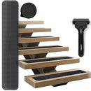 15 PCS PEVA Rubber Non-marking Step Non-slip Tape,Size: 10 x 60cm(Gravel Black)