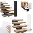 15 PCS PEVA Rubber Non-marking Step Non-slip Tape,Size: 10 x 60cm(Gravel Black)