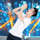 L818 Wireless Bluetooth Live Microphone with Audio Function(Blue)
