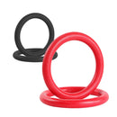 2 PCS Gymnastics Hanging Rings Children Trainer Sports Hanging Rings(Red)
