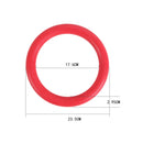 2 PCS Gymnastics Hanging Rings Children Trainer Sports Hanging Rings(Red)