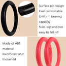 2 PCS Gymnastics Hanging Rings Children Trainer Sports Hanging Rings(Red)