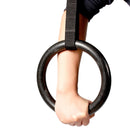 2 PCS Gymnastics Hanging Rings Children Trainer Sports Hanging Rings(Red)