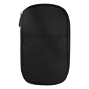 2 PCS OMOUBOI Outdoor Travel Storage Bag Multi-Function Passport Package(Black)