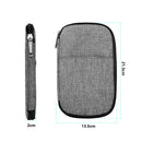 2 PCS OMOUBOI Outdoor Travel Storage Bag Multi-Function Passport Package(Black)