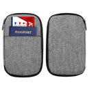 2 PCS OMOUBOI Outdoor Travel Storage Bag Multi-Function Passport Package(Black)