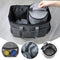 Travel Portable Carry Out Pet Supplies Storage Single-shoulder Bag Without Dog Bowl(Gray)