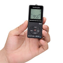 HanRongDa Mini Aviation Band Radio Can Set Automatic Shutdown FM, AM, AIR Radio(Black)