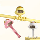 Stroller Portable Multi-Function Silent Octopus Bladeless Fan(Yellow)