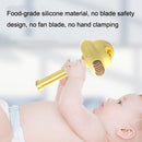 Stroller Portable Multi-Function Silent Octopus Bladeless Fan(Yellow)