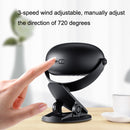 Portable Quiet USB Leafless Clip Fan(White)