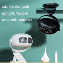 Portable Quiet USB Leafless Clip Fan(White)