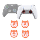2 Sets ToyiLuya Rocker Protection Cap Left and Right Handle Silicone Caps for PS4/PS5(Set 1)