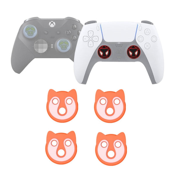 2 Sets ToyiLuya Rocker Protection Cap Left and Right Handle Silicone Caps for PS4/PS5(Set 1)