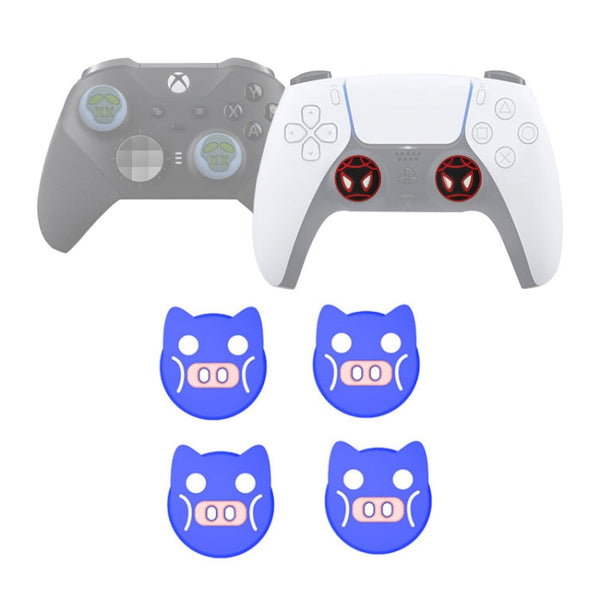 2 Sets ToyiLuya Rocker Protection Cap Left and Right Handle Silicone Caps for PS4/PS5(Set 3)
