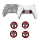 2 Sets ToyiLuya Rocker Protection Cap Left and Right Handle Silicone Caps for PS4/PS5(Set 7)