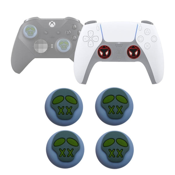 2 Sets ToyiLuya Rocker Protection Cap Left and Right Handle Silicone Caps for PS4/PS5(Set 8)