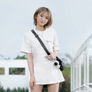 MF040 Mini Portable Leafless USB Hanging Neck Handheld Spaceman Fan(Black)
