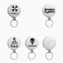 3 PCS High Resilience Telescopic Steel Wire Anti-lost Anti-theft Key Ring(Umbrella)