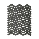 48 PCS Wavy Shaped Safety Bathtub Non-Slip Sticker, Specification: 1.3 x 18cm(Grey)