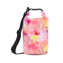 TM0211001 10L Outdoor Beach Swimming Waterproof Bucket Bag(Yellow Purple Cloud)