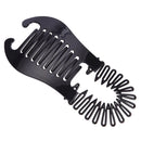 5 PCS Hairdressing Plastic Banana Hair Clip(Black)