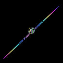5 PCS 60cm Colorful Laser Car Stickers Body Scratches Cover Car Stickers(Crown 9137c)