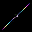 5 PCS 60cm Colorful Laser Car Stickers Body Scratches Cover Car Stickers(Sixth Star 9137E)
