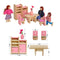 Pretend Play Mini Simulation Children Small Furniture Doll House Toy(Restaurant)