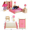Pretend Play Mini Simulation Children Small Furniture Doll House Toy(Bedroom)
