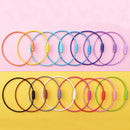20 PCS Colorful Paint Steel Wire Rope Car Key Ring DIY Accessories(Color Random Delivery)