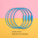 20 PCS Colorful Paint Steel Wire Rope Car Key Ring DIY Accessories(Color Random Delivery)
