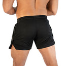 Men Sports Shorts Pants Quick-Drying Marathon Running Three-Point Pants, Size: XXXL(Dark Gray Without Logo)