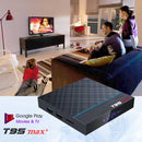 T95 MAX+ Android 9.0 Amlogic S905X3 4K HD TV Box, 4GB+32GB, UK Plug