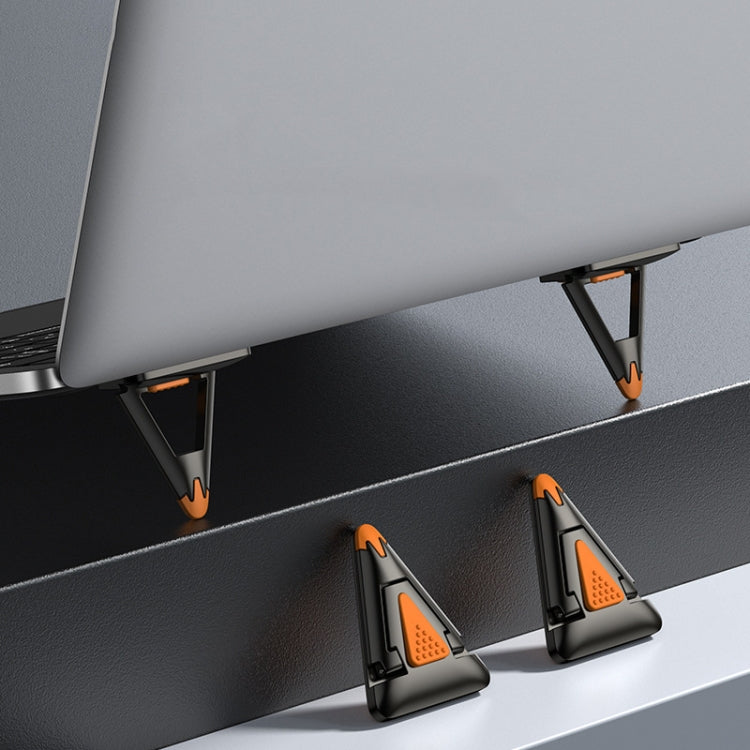 20212 Mini Triangle Cooling Laptop Stand(Tint Color)