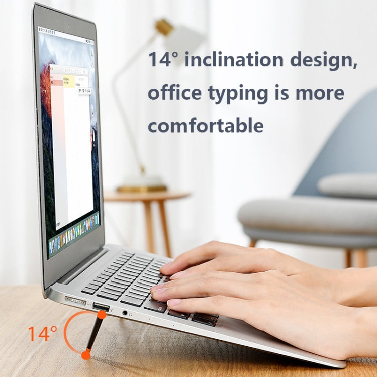 20212 Mini Triangle Cooling Laptop Stand(Tint Color)