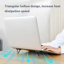 20212 Mini Triangle Cooling Laptop Stand(Tint Color)