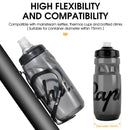 WEST BIKING Bicycle Aluminum Beverage Bottle Holder(Black)
