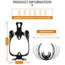 WEST BIKING Bicycle Aluminum Beverage Bottle Holder, Colour: Gold Pink Gradient