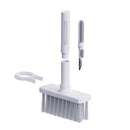 2 PCS 5 In 1 Earbud Cleaning Pen + Keyboard Cleaning Brush + Key Cap Puller(White)