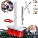 2 PCS 5 In 1 Earbud Cleaning Pen + Keyboard Cleaning Brush + Key Cap Puller(White)