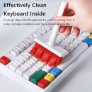 2 PCS 5 In 1 Earbud Cleaning Pen + Keyboard Cleaning Brush + Key Cap Puller(Red White)