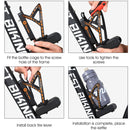 WEST BIKING Bicycle Multifunctional Bottle Cage Tire Lever Tool Box(Black Red)