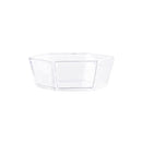 2 PCS Geometric Snack Plate, Style: Hexagonal (Transparent)