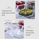 2 PCS Geometric Snack Plate, Style: Hexagonal (Transparent)