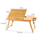 Bed Computer Desk Folding Desk Lifting Writing Desk With Cup Slot ,Size: Medium