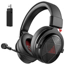 EKSA E910 5.8GHz Ambient Noise Cancelling Retractable Microphone Wireless Gaming Headset(Black)