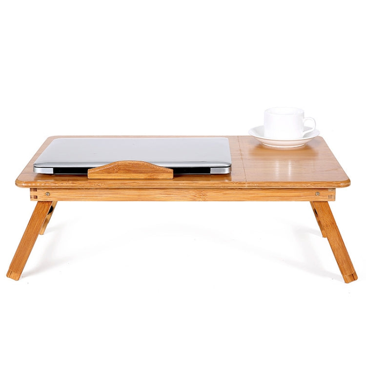 Sunflower Pattern Bed Laptop Desk Foldable Book Desk With Drawer ,Size: Large