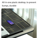 N6 Liftable and Foldable Bed Computer Desk, Style: Drawer+Shelf+USB